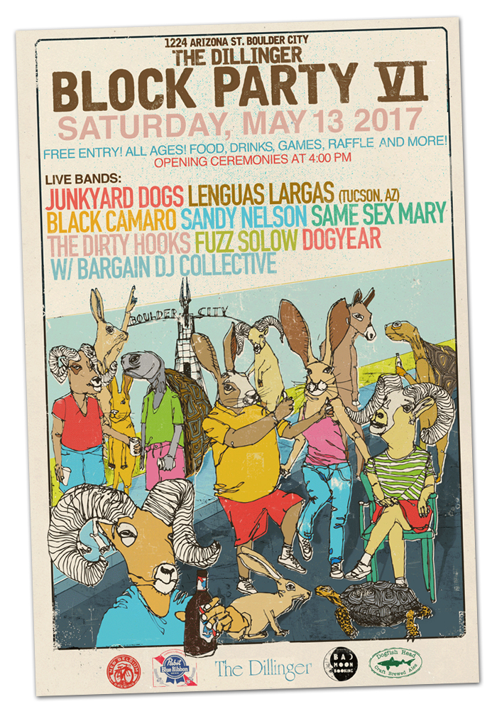 The Dillinger Block Party 2017 in Boulder City, Nevada