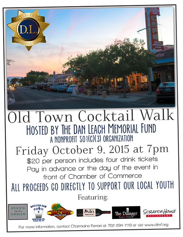 Dan Leach Memorial Fund Cocktail Walk 2015 in Boulder City, Nevada