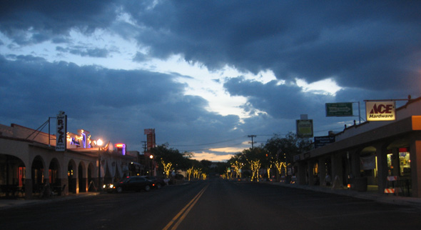 Downtown Boulder City, Nevada Morning