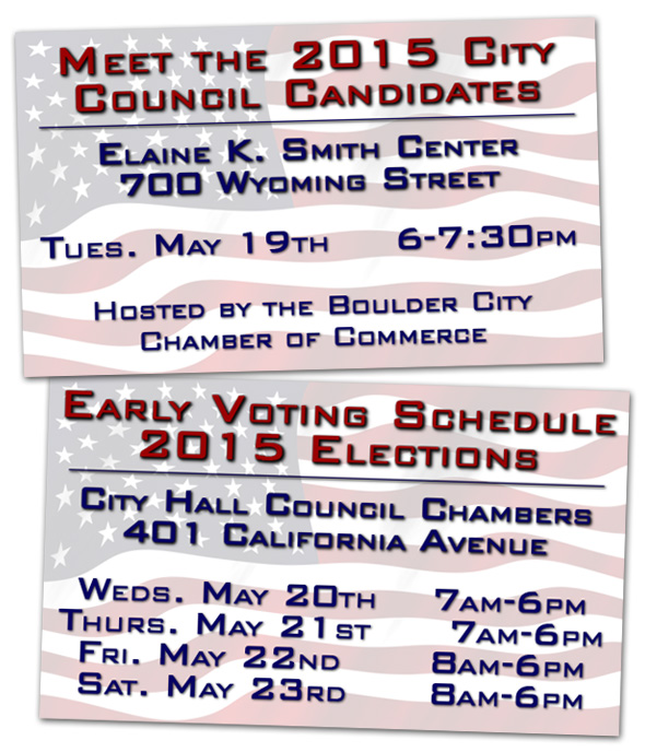 Early Voting 2015 in Boulder City, Nevada