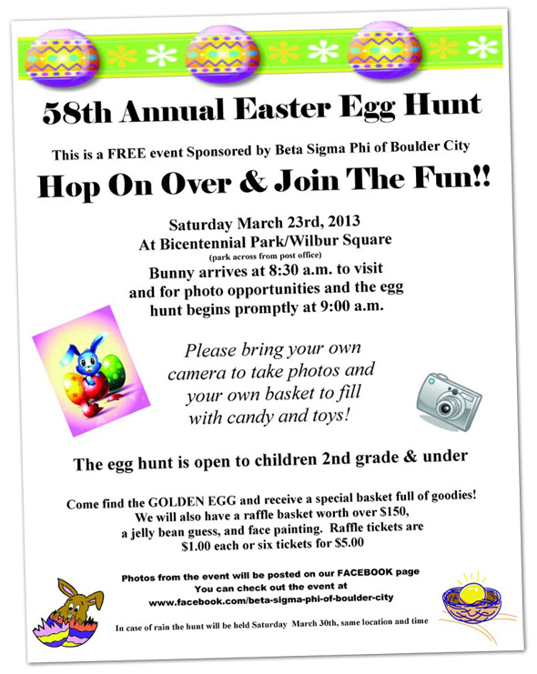 Easter Egg Hunt in Boulder City, Nevada