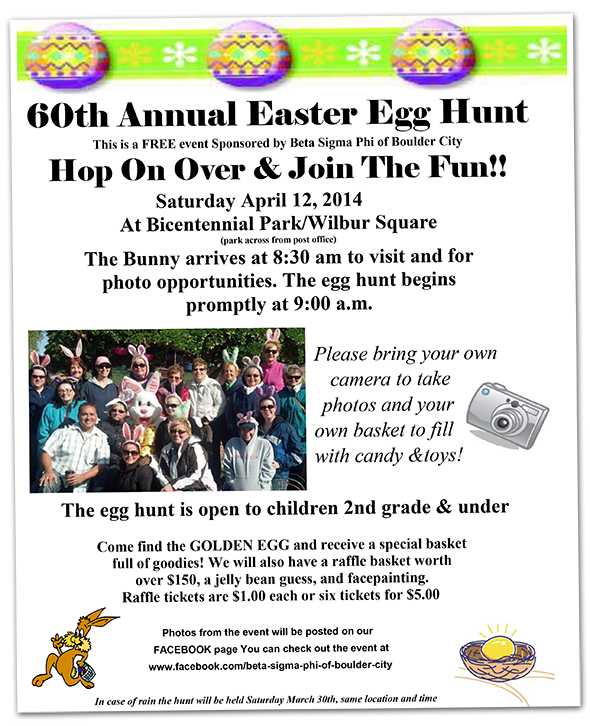 Easter Egg Hunt in Boulder City, Nevada