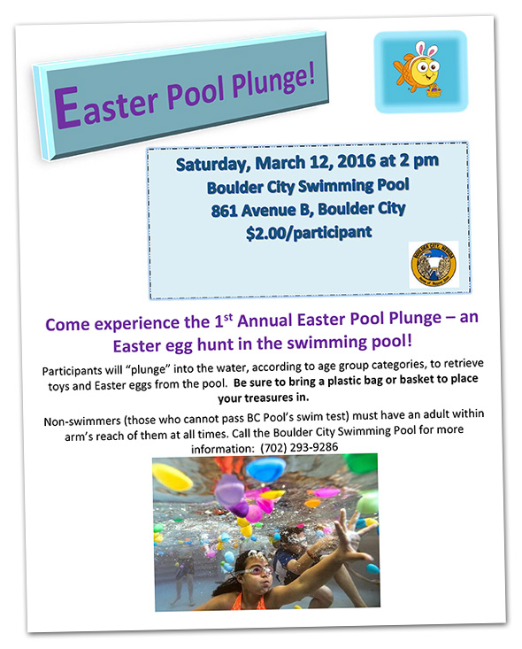 Easter Pool Plunge in Boulder City, Nevada