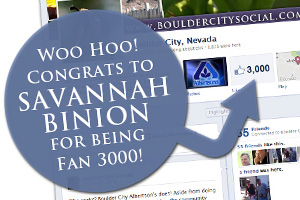 Congrats Savannah Binion...You're Fan 3,000!!!