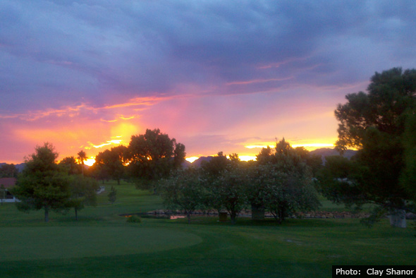 Sunset in Boulder City, Nevada
