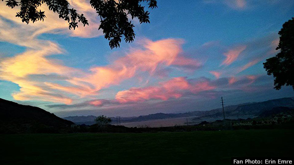 Hemenway Park Sunset in Boulder City, Nevada by Erin Emre