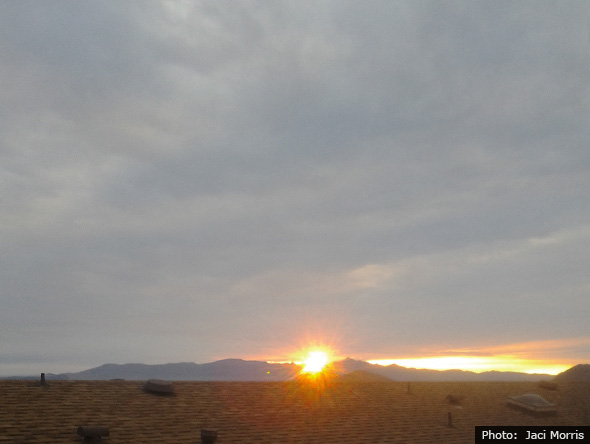 Photo by Jaci Morris Sunrise in Boulder City, Nevada