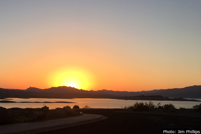 Fan Photo Jim Phillips Sunrise near Boulder City, Nevada