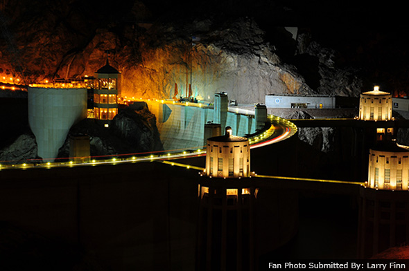 Fan Photo of Hoover Dam near Boulder City, Nevada by Larry Finn