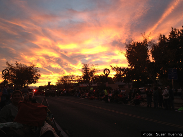 Fan Photo Susan Huening Holiday Parade Sunset in Boulder City, NV Fan Photo Susan Huening Holiday Parade Sunset in Boulder City, NV