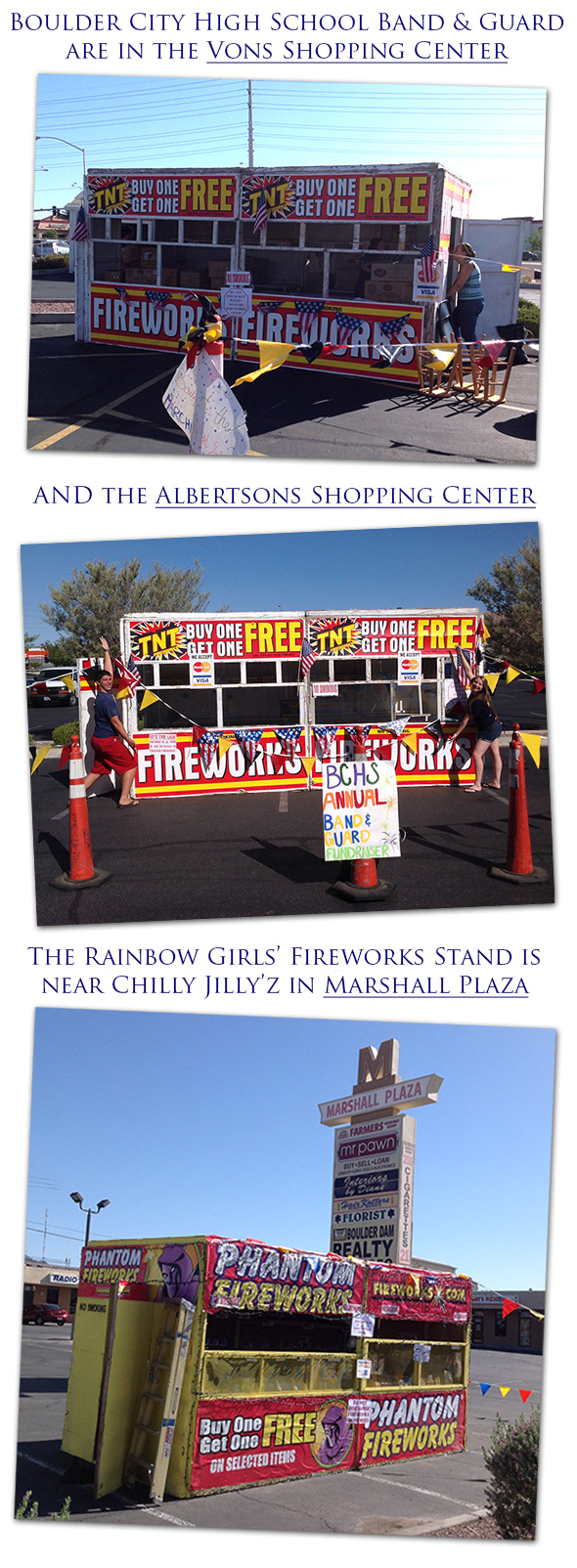 Fireworks Stand in Boulder City , Nevada
