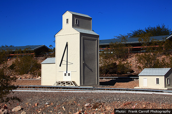 Scale Model Grain Elevator in Boulder City, Nevada