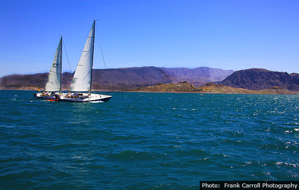 Frank Carroll - Sailing on Lake Mead near Boulder City, Nevada