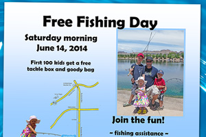Free Fishing Day at Veterans Memorial Park