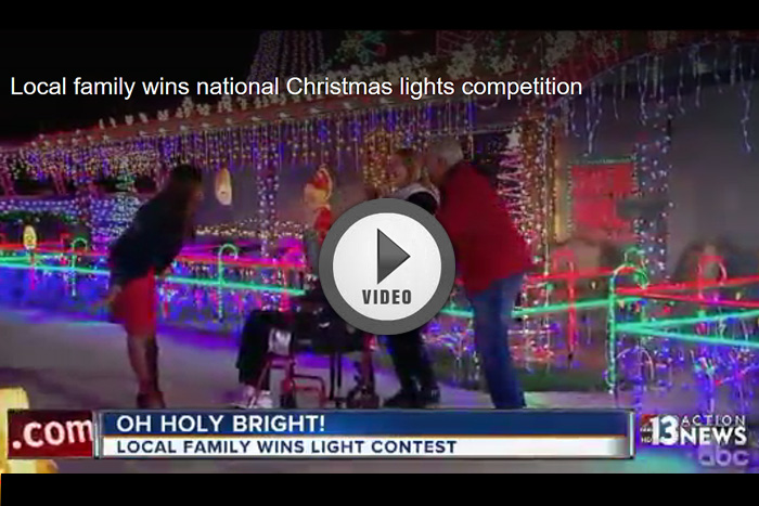 Great Christmas Light Fight Win in Boulder City, Nevada