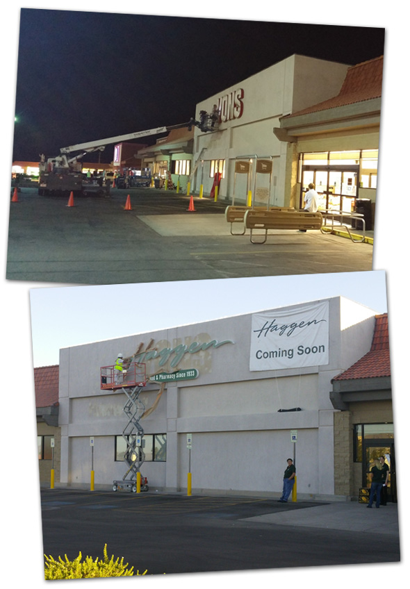 Haagen Sign Change in Boulder City, NV
