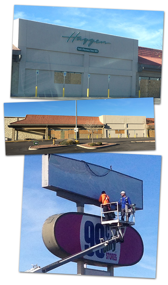 Haggen Signs Down in Boulder City, Nevada