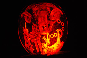 Even Bighorn Sheep Have Halloween Spirit