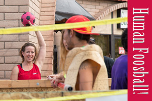 That's Right ... It's Human Foosball!
