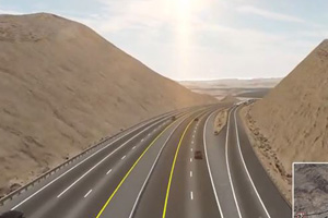 Super Slick Simulated Ride Down I-11