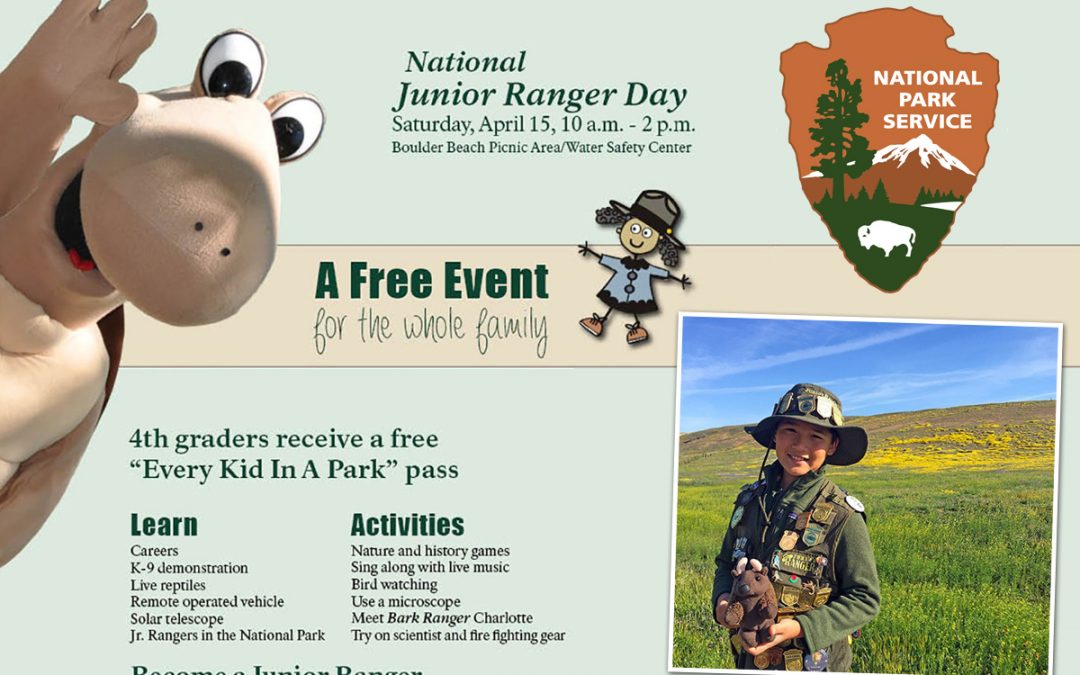 Become A Junior Ranger at Lake Mead ~ April 15