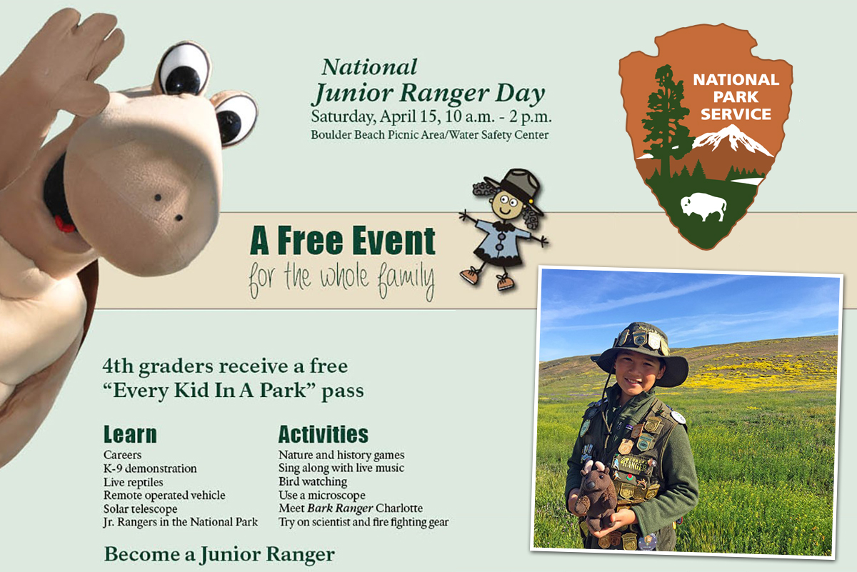Become A Junior Ranger at Lake Mead ~ April 15