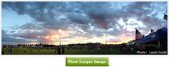 Lacie Gude July 4th Sunset in Boulder City, Nevada
