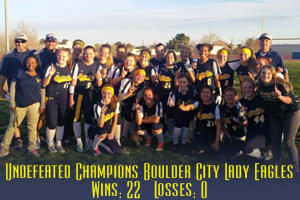 BC Lady Eagles Win Championship Undefeated