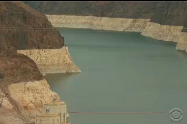 Lake Mead Water Shortage on CBS Evening News