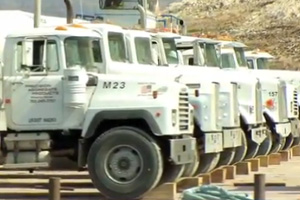 1,086 Concrete Trucks Pour into Lake Mead