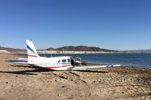 Plane Makes Emergency Landing at Lake Mead