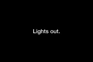 Don’t Forget: Lights Out Tonight