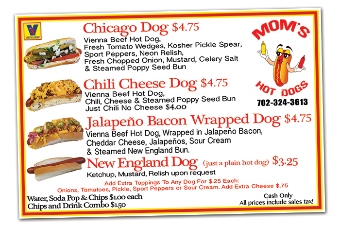 Mom's Hot Dogs in Boulder City, Nevada