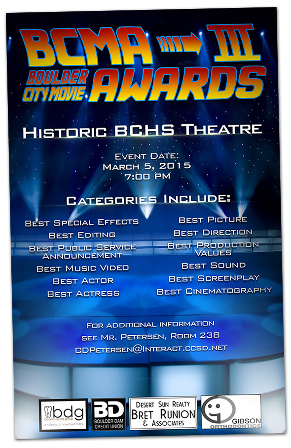 Boulder City High School Movie Awards 2015