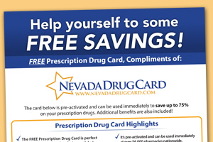 Prescription Drug Savings w/Nevada Drug Card