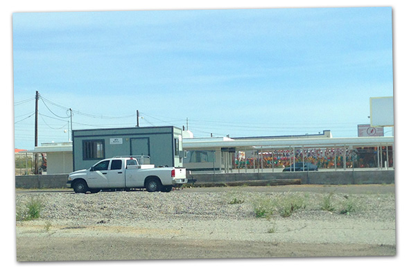 oReilly Auto Parts Construction Trailer in Boulder City, Nevada