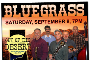 Free Concert: Out of the Desert on 9/8