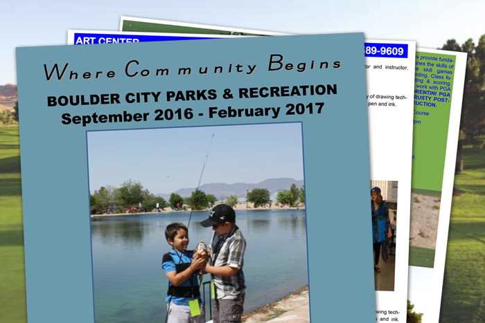 Boulder City Parks and Recreation Guide=Fall 2016