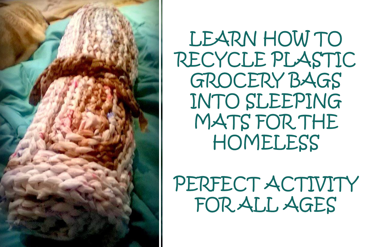 Learn To Recycle Grocery Store Bags Into Mats For The Homeless