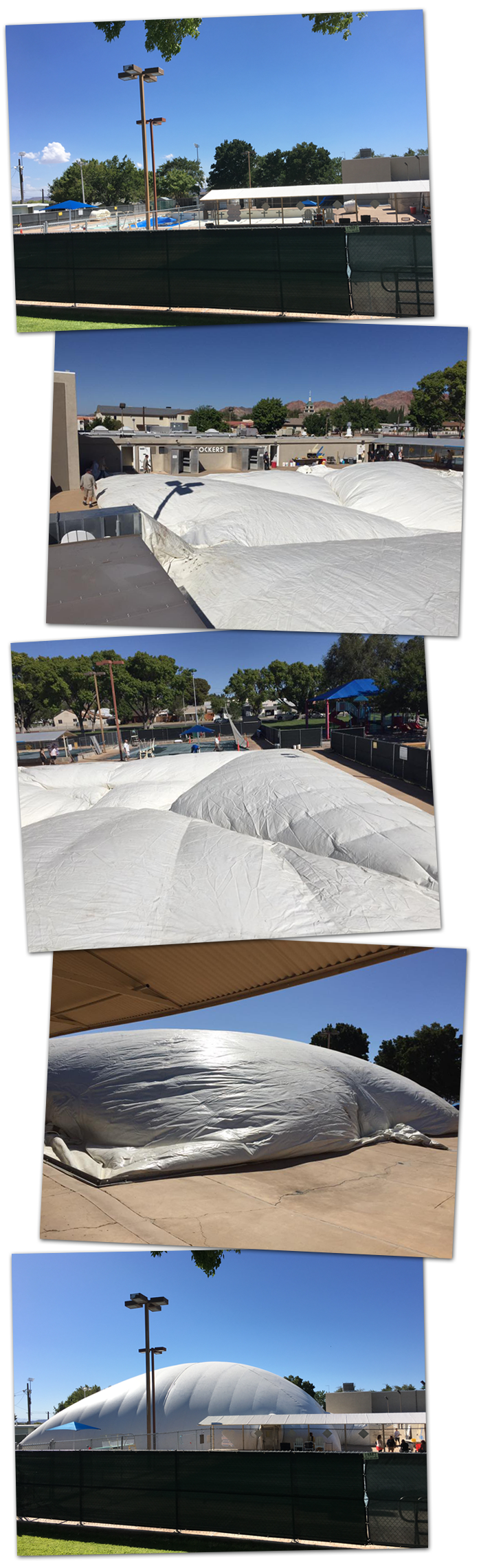 Pool Bubble in Boulder City, Nevada