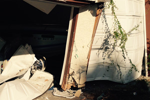 Home & Car Collision on Pueblo Dr.