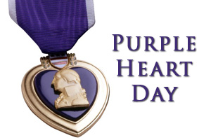 Purple Heart Ceremony at Veterans Memorial