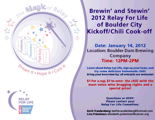 Relay for Life Boulder City KickOff