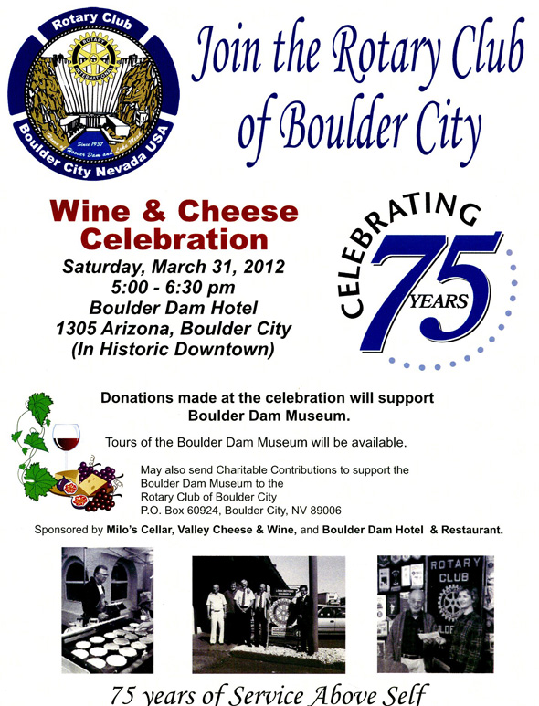 Rotary 75 Years Flyer Rotary 75 Years Flyer
