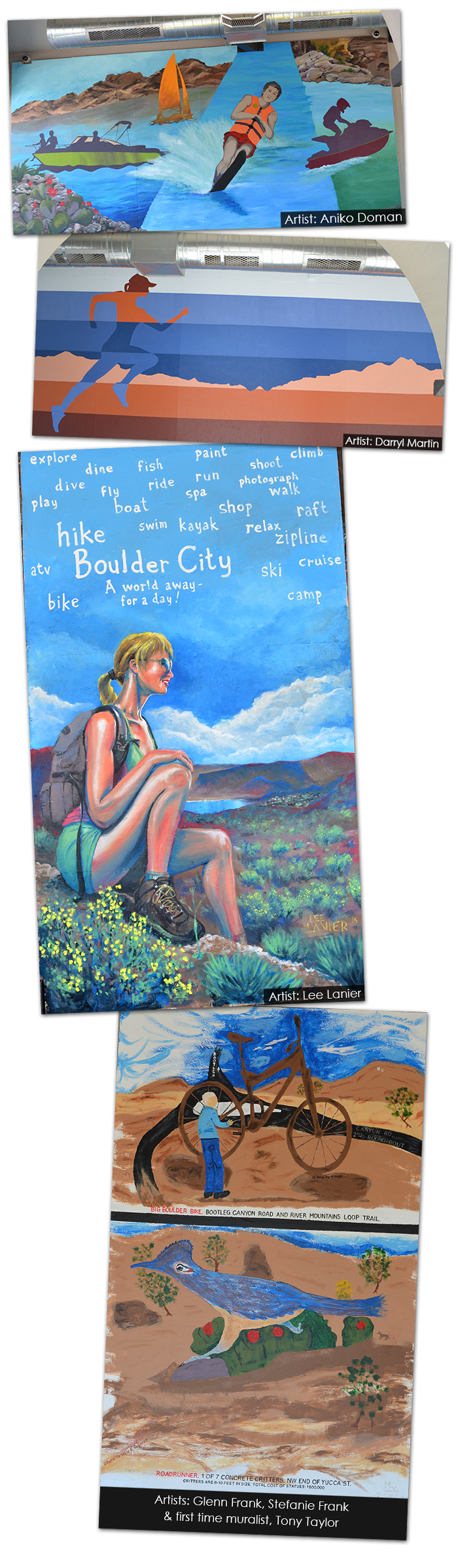 Scratch House Murals in Boulder City, Nevada