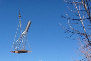 A Bird? A Plane? No, A Giant Whisk!