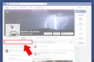 Searching For A Facebook Post?