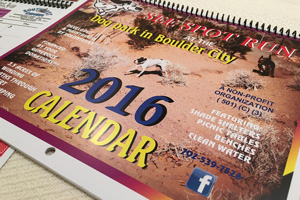 See Spot Run Dog Park 2016 Calendars