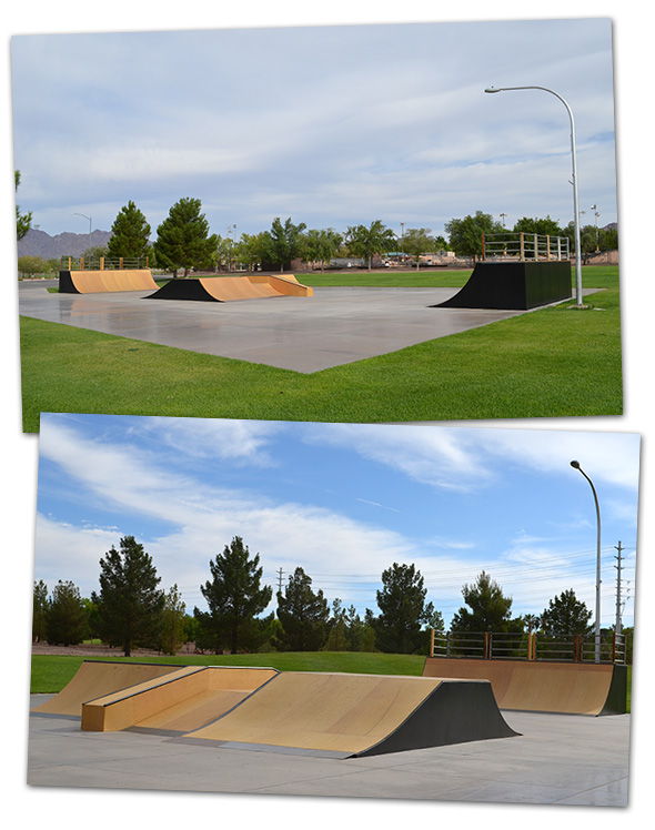 Skate Park in Boulder City, Nevada