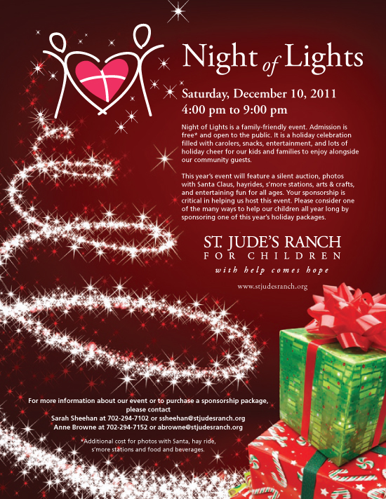 St. Jude's Night Of Lights in Boulder City, NV